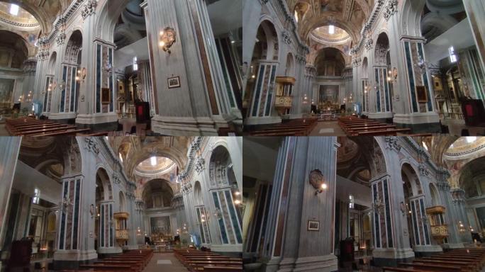 那不勒斯-入口处的圣玛丽亚·德格里·安杰利教堂概述