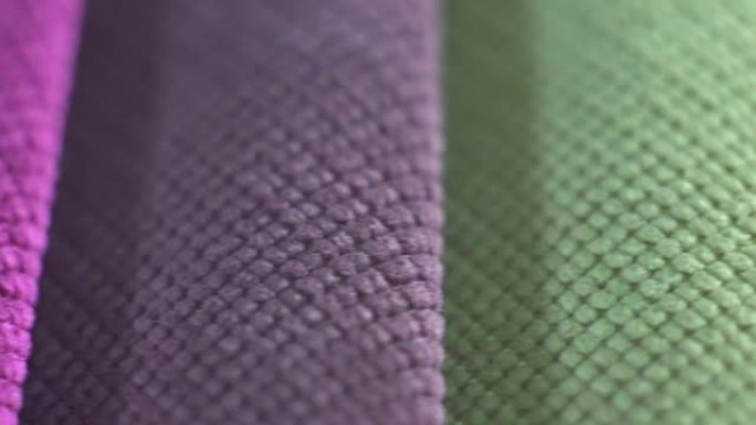 高品质面料，各种颜色的宏观纺织品宏观