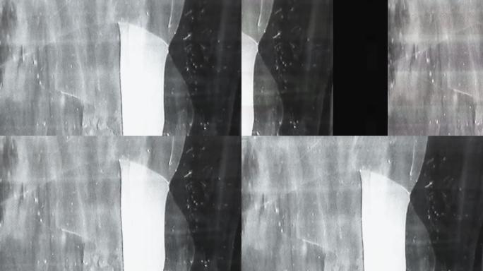 毛刺覆盖旧电视噪音彩色缺陷黑色