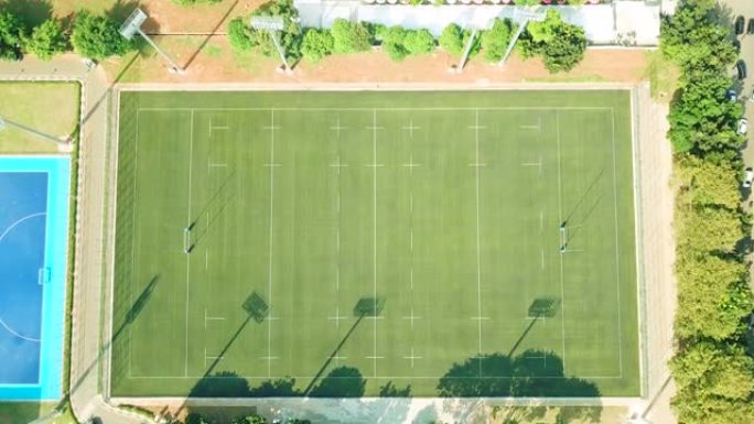 雅加达橄榄球场的鸟瞰图
