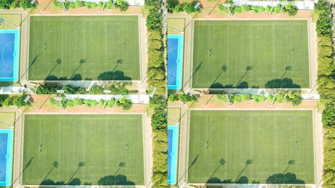 雅加达橄榄球场的鸟瞰图