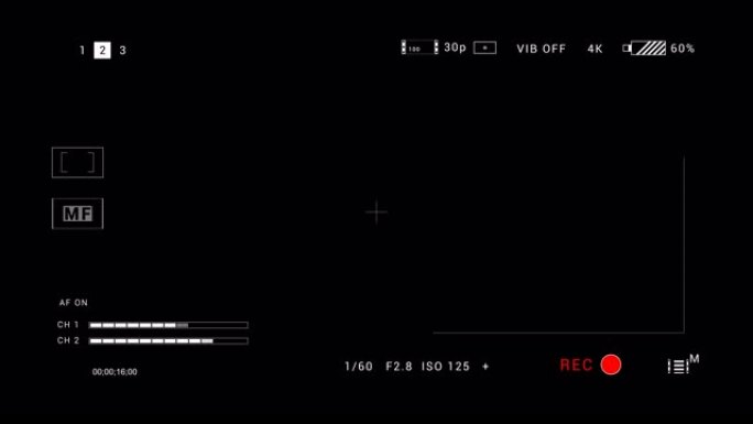 技术相机vewfinder HUD数据显示