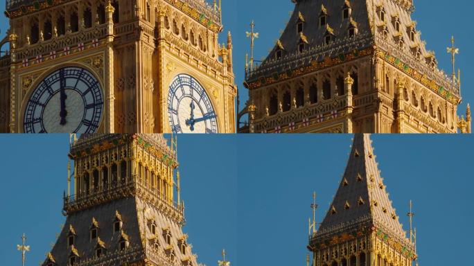 修复大本钟，伦敦，英国