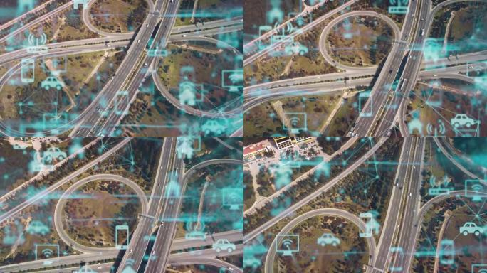 交通和技术概念。智能交通系统。移动性即服务。