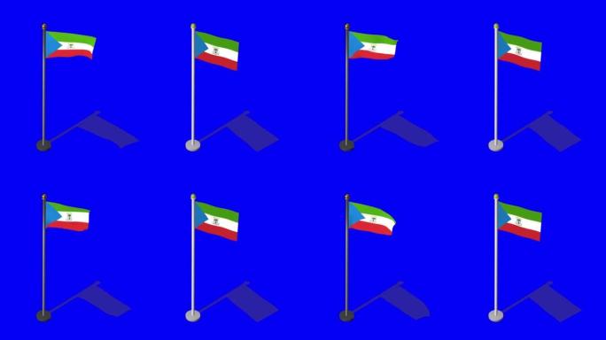 赤道几内亚的等距旗