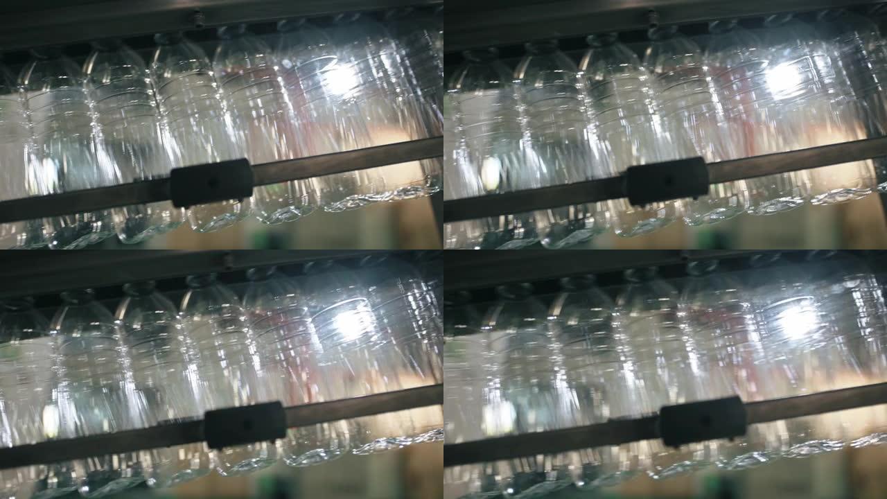 输送带矿泉水厂生产线空瓶将纯泉水装瓶成瓶罐装瓶厂生产线