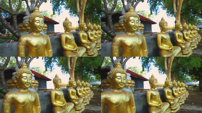 泰国苏梅岛Laem Sor寺的金佛