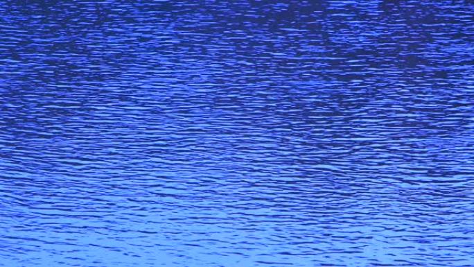 漂亮的蓝色表面的湖视频背景