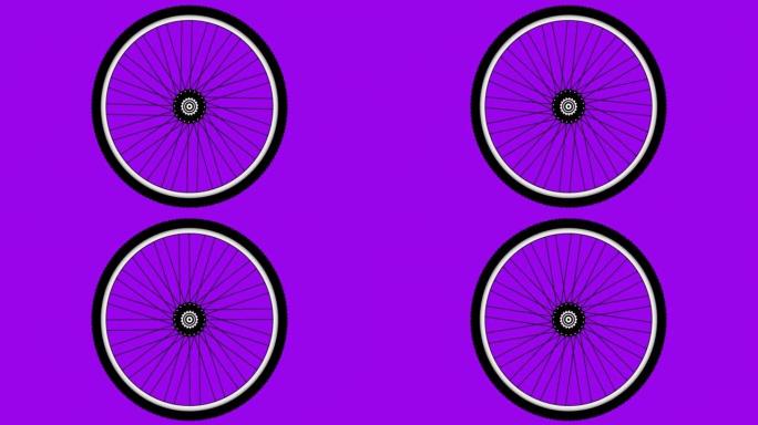 后自行车车轮旋转尖头自行车轮胎自行车橡胶。山地轮胎健身自行车山地自行车