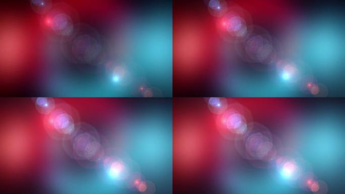 红蓝技术闪光灯Lifgts分屏镜头信号弹抽象背景