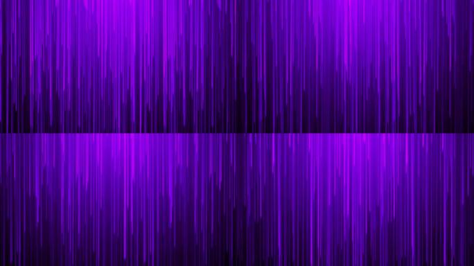 4k紫色霓虹灯发光线条背景