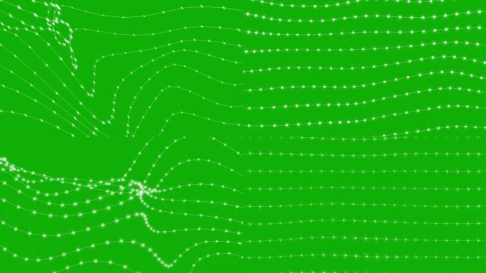 Flash线程运动图形与绿屏背景