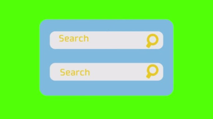 绿屏背景下网络搜索引擎的矢量设计
