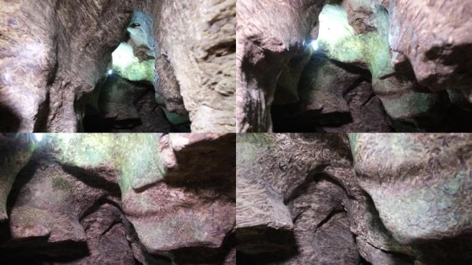 古褐洞，受联合国教科文组织保护。黑暗隧道、洞穴学、地牢