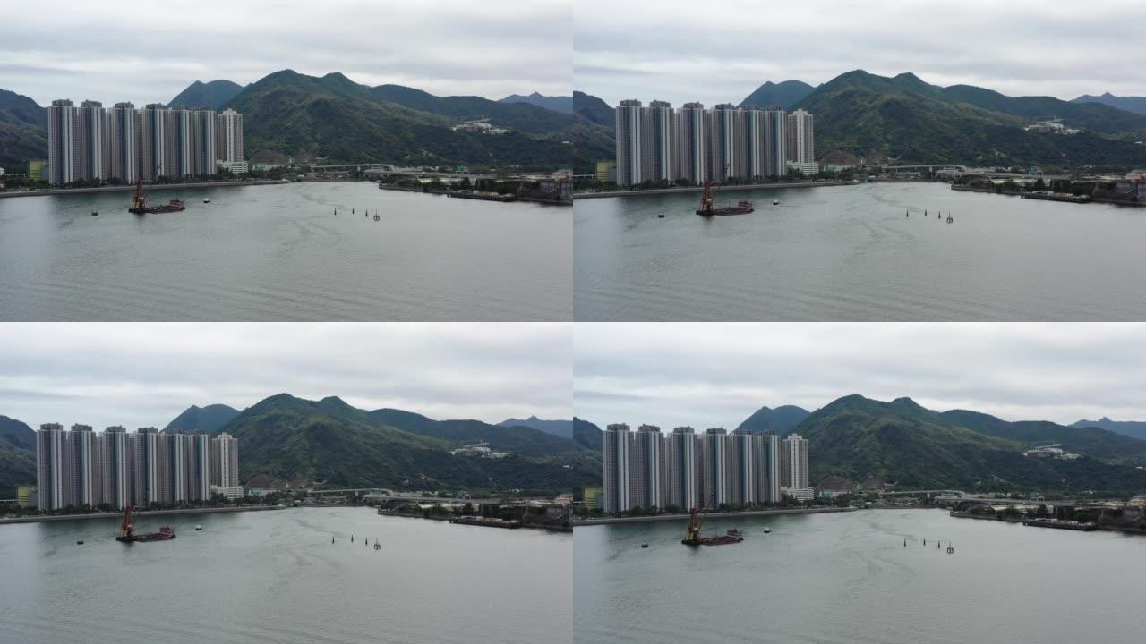 2022年2月4日香港沙田海的景观