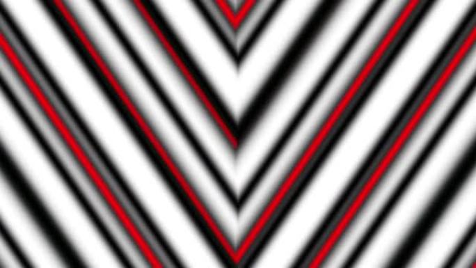 3彩色蓝色红色白色和箭头背景。抽象条纹线几何