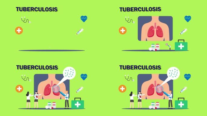 医生检查肺部结核病