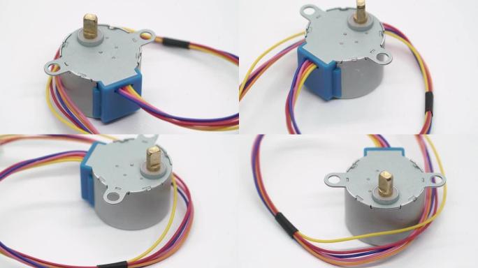 步进电机电子元件。电子DIY机器人电动发动机