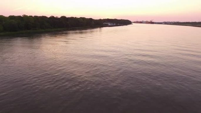 萨凡纳河上的日出