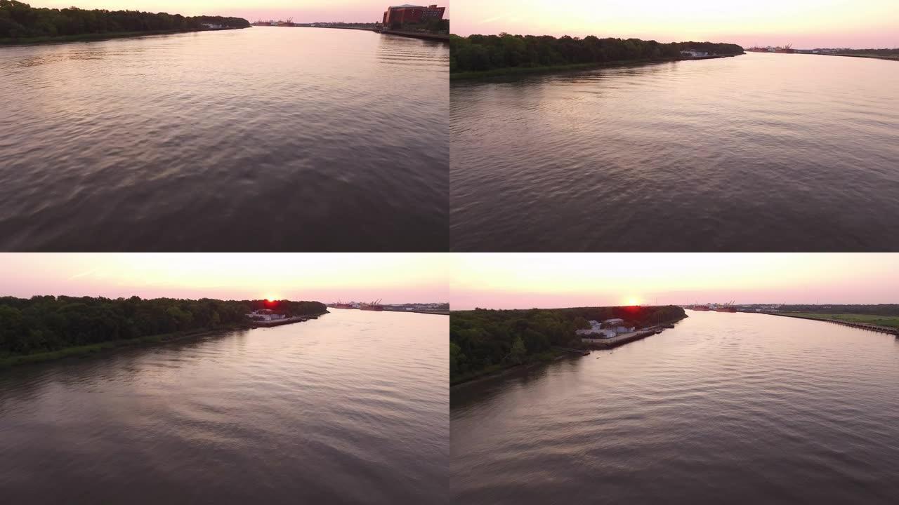 萨凡纳河上的日出