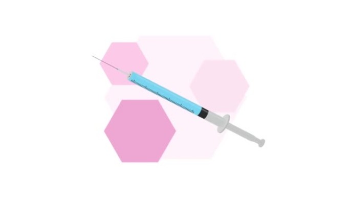 医疗保健疫苗注射动画