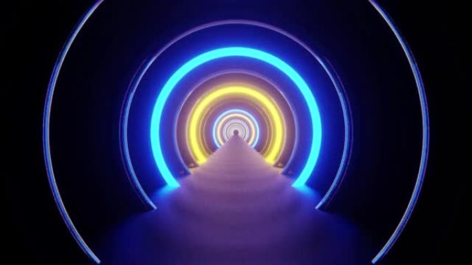 明亮环形隧道VJ环路背景
