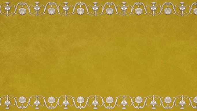 装饰复古仿古花卉巴洛克装饰品，文艺复兴时期复古维多利亚优雅框架，带边框的皇家锦缎背景，金纸垃圾婚礼陈