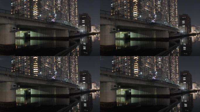 东京公寓湾区夜景