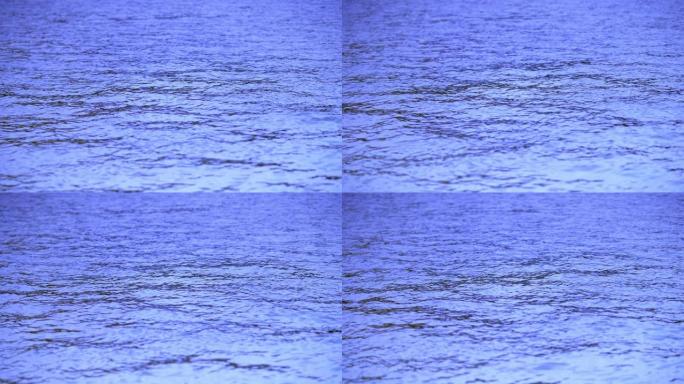 蓝色淡水表面纹理宣传片实拍视频素材