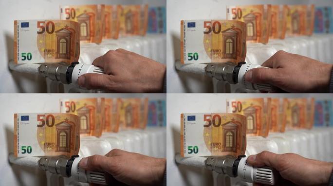 欧洲，意大利，天然气和电力费用的增加导致原材料，货币欧元钞票和家用暖气散热器的采购价格上涨