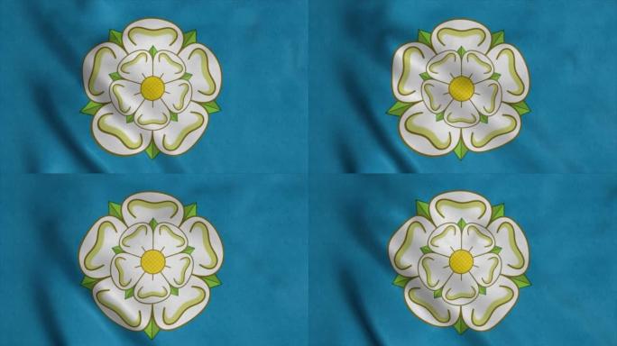 英国北部约克郡的一面旗帜