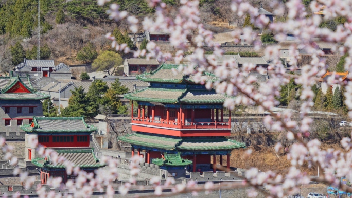 天下第一雄关居庸关山桃花海