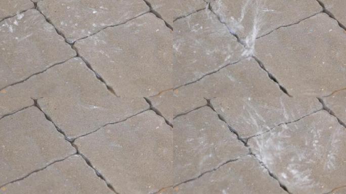 雨滴慢动作的宏观观察