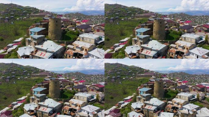 达吉斯坦共和国库巴奇山村的watch望塔。
