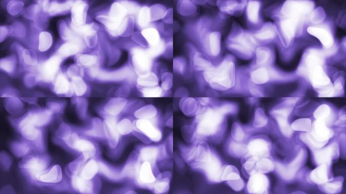 紫色可循环的抽象背景或前景叠加。灯光效果。镜头耀斑。折射。它可以通过屏幕，添加或覆盖放置在视频顶部。