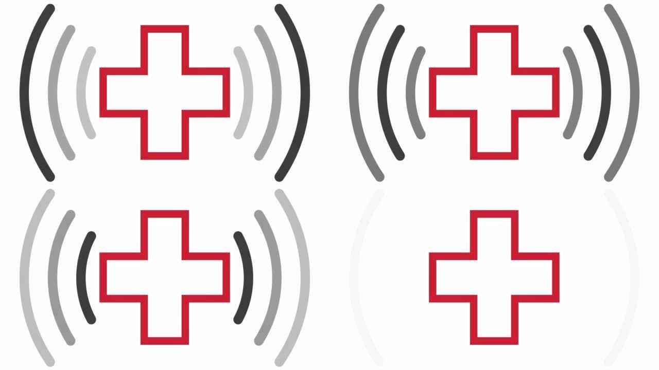 紧急医疗波帮助信号红十字会在线医学