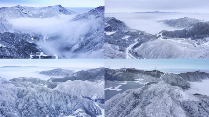 桂林 全州 雪山 延时 云海 天湖