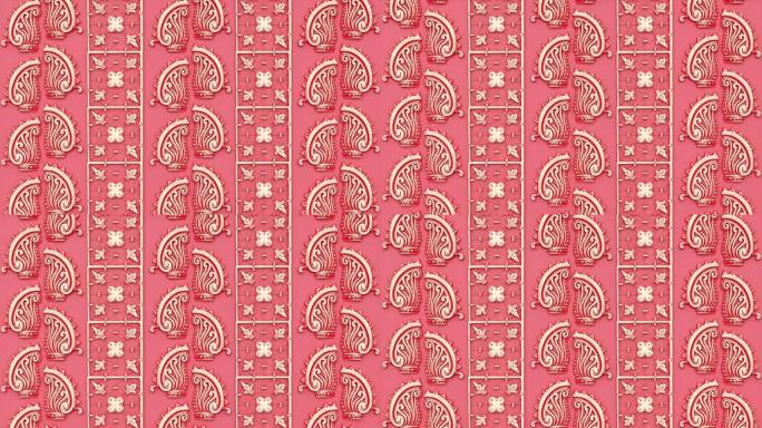 装饰花卉巴洛克民族装饰品，文艺复兴时期复古古董复古图案，维多利亚时代优雅锦缎背景，纸瓦方形红色壁纸