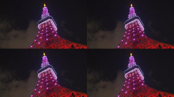 东京Tokyo Tower，日本夜景2022 3月
