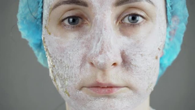 激光面部表面修复术后修复手部滋养皮肤的女性面霜