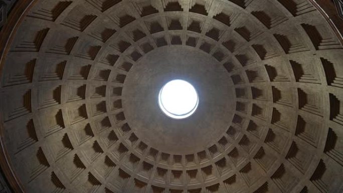 罗马万神殿圆顶的内侧
