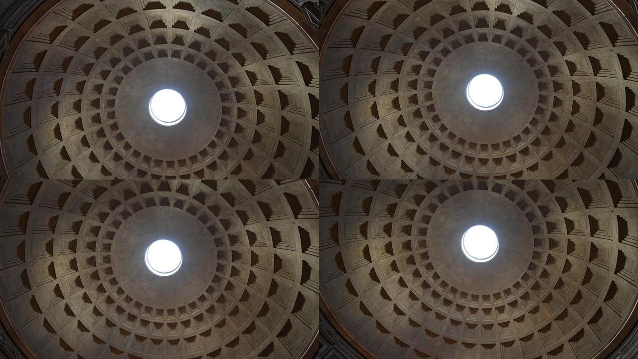 罗马万神殿圆顶的内侧