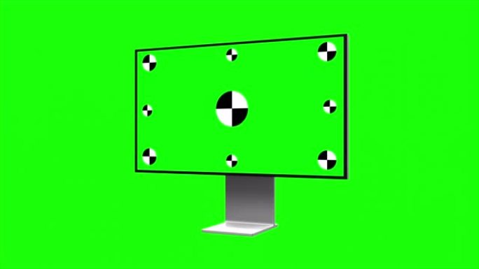 用于演示电子商务博客或游戏应用程序的绿屏计算机。概念计算机技术。3D渲染。