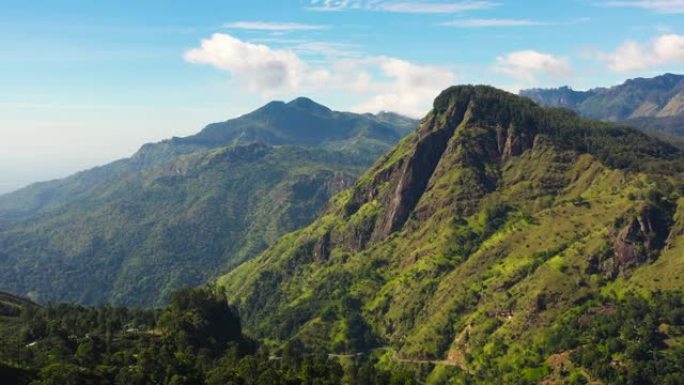 斯里兰卡的山脉和森林