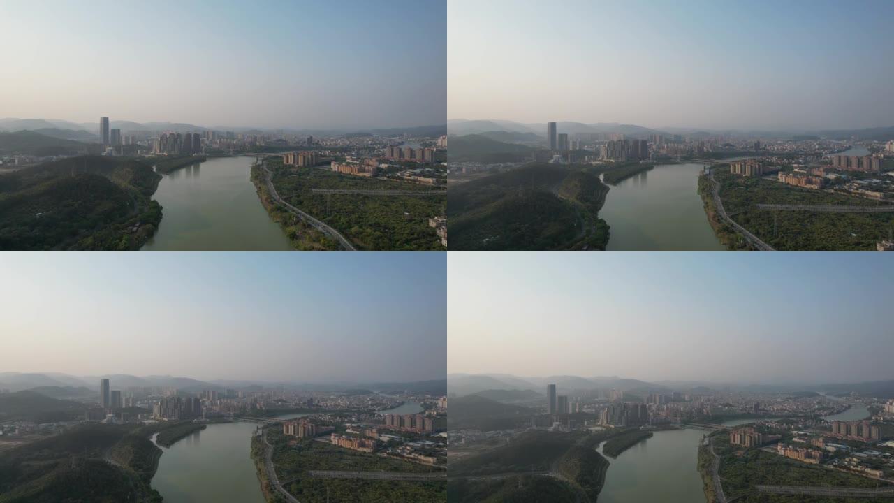 广州市增城区曾河向上倾斜