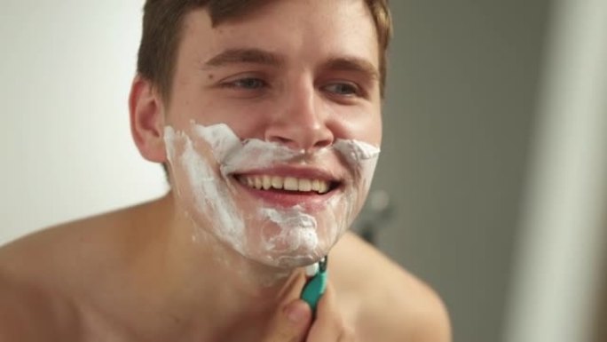 剃须卫生男性面部护理剃须刀皮肤浴室