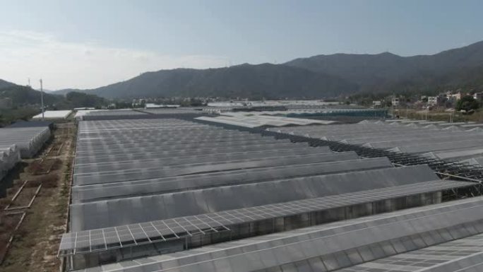 农场棚顶、太阳能发电设施