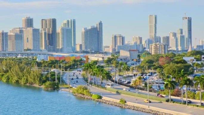 迈阿密城市景观迈阿密城市金融中心CBD城