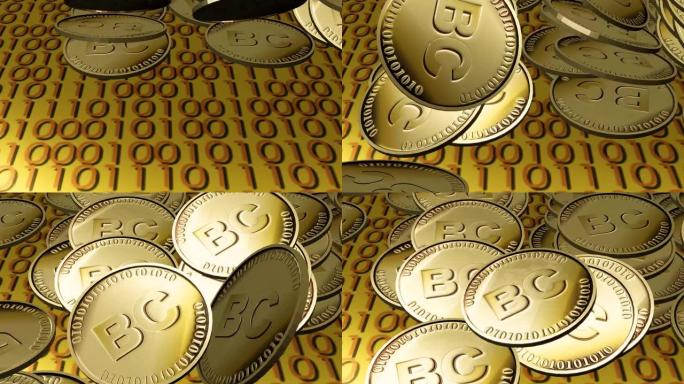 区块链，下跌与储存，黄金虚拟货币