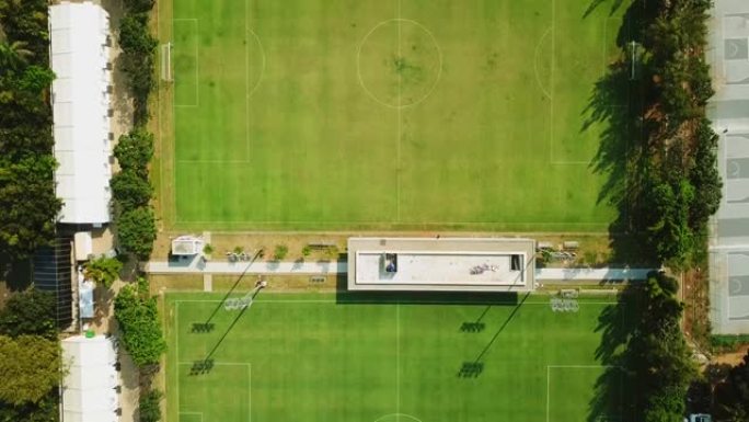 雅加达足球场的空中风景